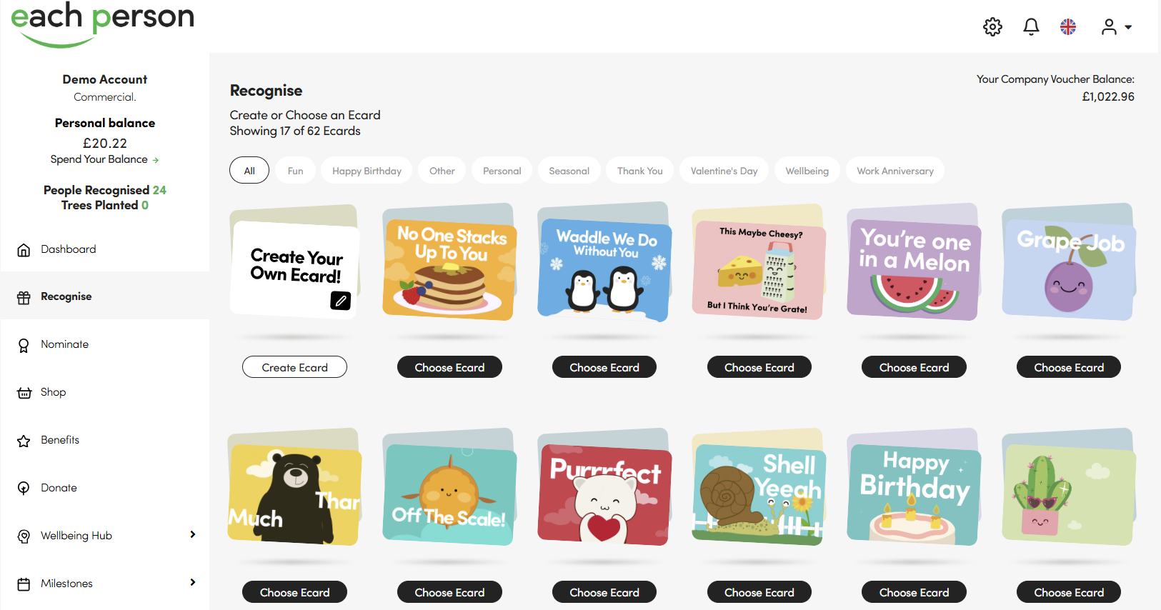 screenshot of Each Person